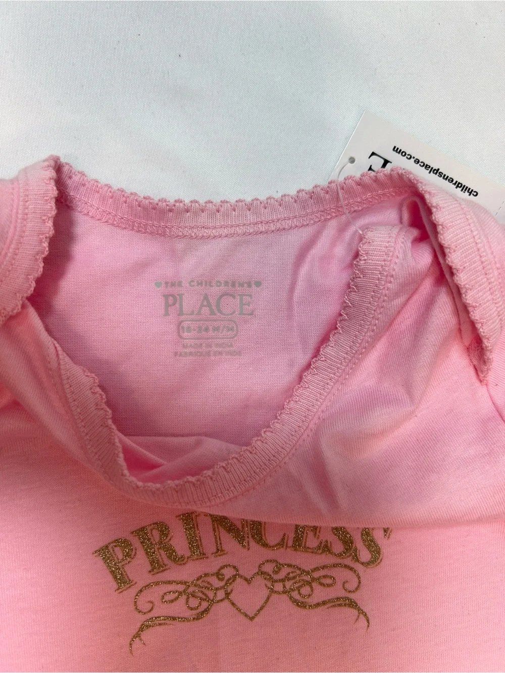 The Childrens Place Pink 'Princess' Tutu One-Piece - Baby Girls